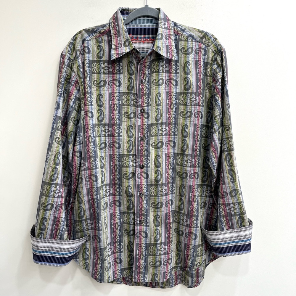 ROBERT GRAHAM Multicolored Paisley Long Sleeve Button Up Shirt Men’s Large